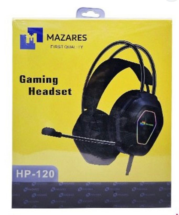 هدست گیمینگ سیم دار مازارس (MAZARES) مدل HP-120