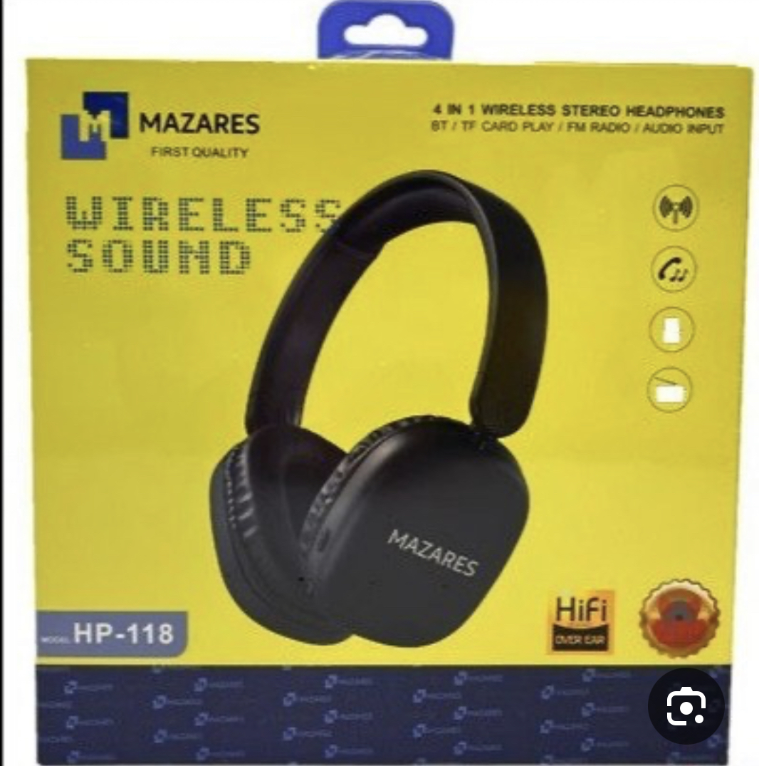 هدفون بی سیم مازارس HP-118