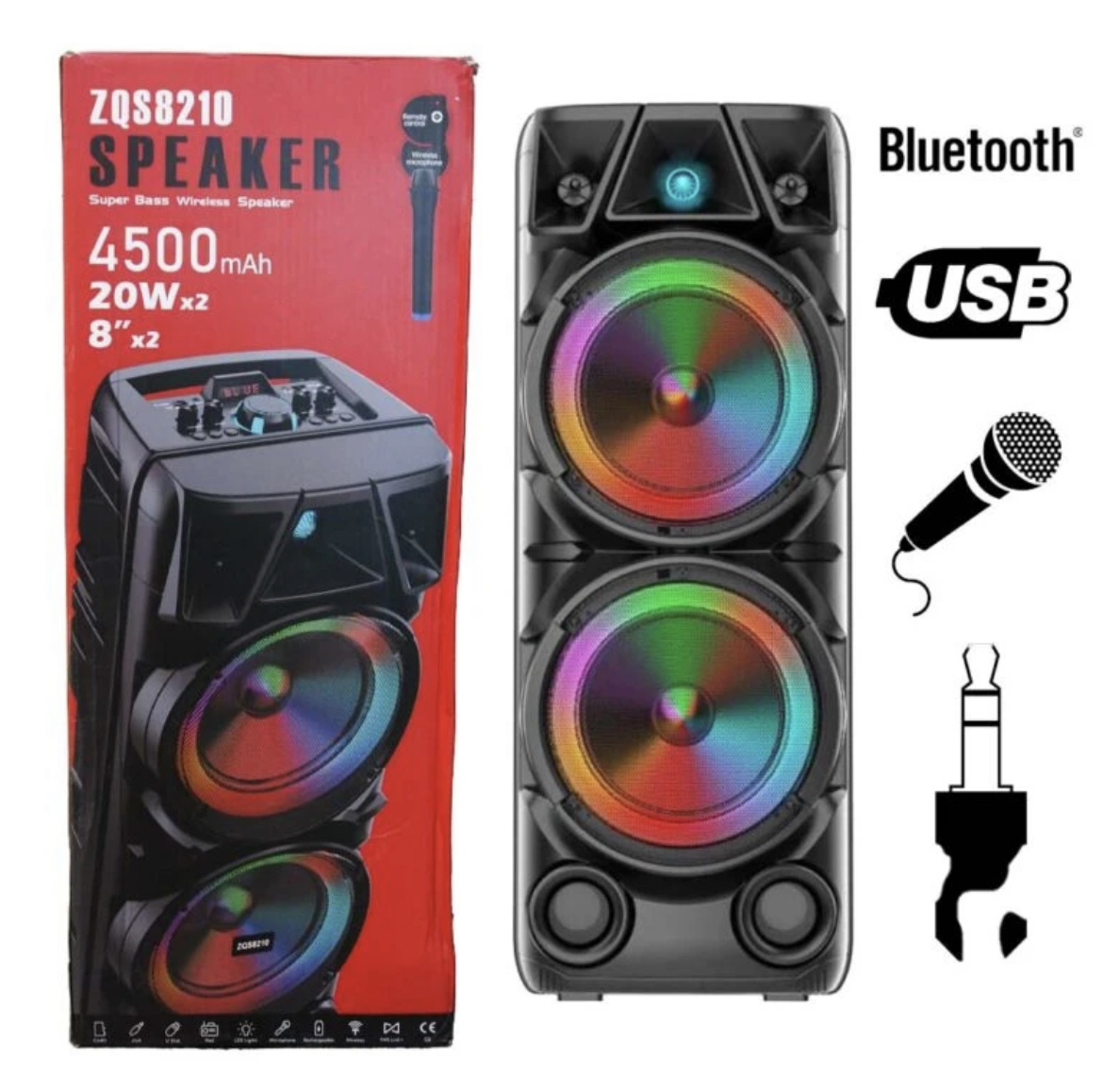 اسپیکر بلوتوثی مدل ZQS8210