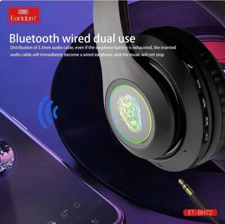 هدفون بلوتوثی 5.2 ارلدام ET-BH72